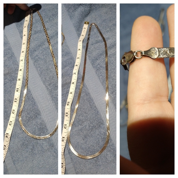 Jewelry - 925/Italy Long Herringbone